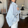 Loose Lapel Single Breasted Furry Coat Winter Fashion Fleece Long Sleeve Jacket Plush Short Top For Woman